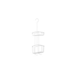 CESTILLO 2 ALTURAS CON COLGADOR BLANCO (22X8,5X60)