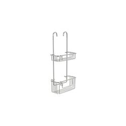 CESTILLO CON COLGADOR GRIFO 2 ALTURAS ALUMINIUM
