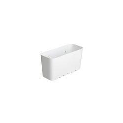 CESTILLO STD RECT. PEQUEÑO (2 VENTOSAS) BLANCO OPACO