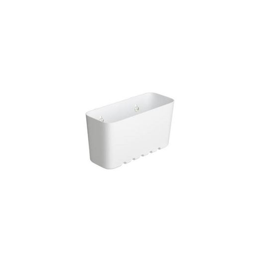 CESTILLO STD RECT. PEQUEÑO (2 VENTOSAS) BLANCO OPACO
