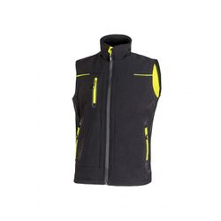 CHALECO DE SOFTSHELL UNIVERSE BLACK CARBON WATERPROOF T-2XL