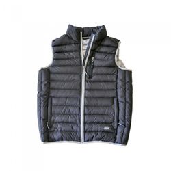 CHALECO GRIS-NEGRO T.L
