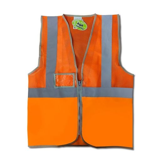 CHALECO MALLA CREMALLERA NARANJA FLUOR T-XL (288VFCMN/XL)