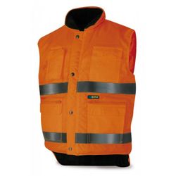 CHALECO MULTIBOLSILLOS NARANJA FLUO T-XL (288VMFNF/XL)
