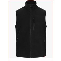 CHALECO POLAR NEGRO T-L