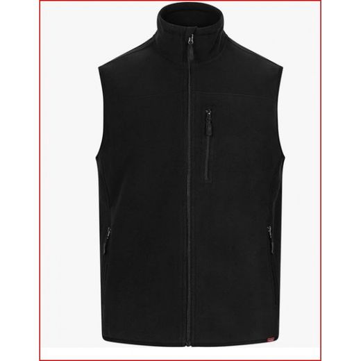 CHALECO POLAR NEGRO T-XL