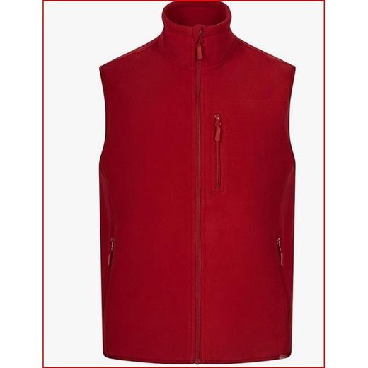 CHALECO POLAR ROJO T-XL