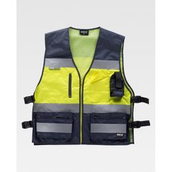 CHALECO REF.C3602 MARINO+AMARILLO A.V. T-U