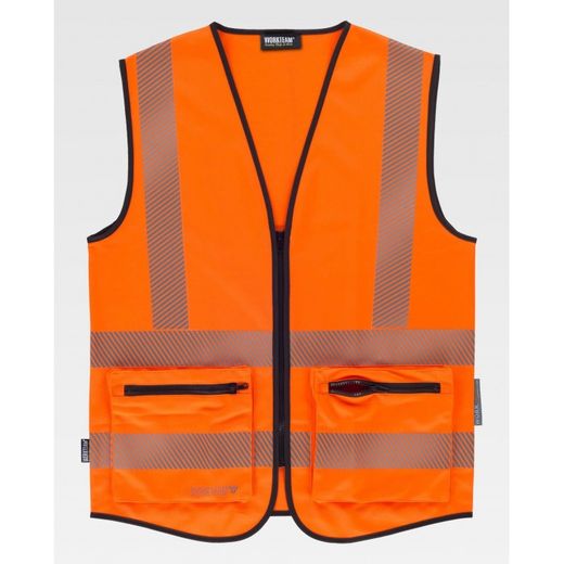CHALECO REF.C3605 NARANJA A.V. T-L