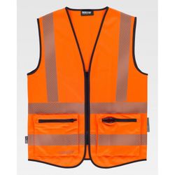 CHALECO REF.C3605 NARANJA A.V. T-M