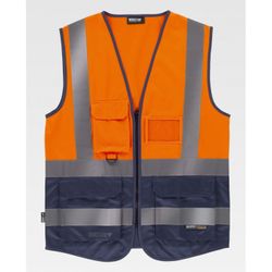 CHALECO REF.C3606 NARANJA A.V.+MARINO T-XL