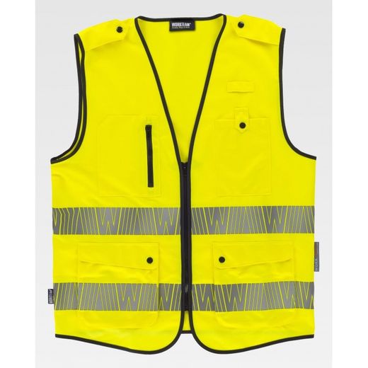 CHALECO REF.C3607 AMARILLO A.V. T-L