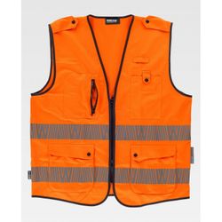CHALECO REF.C3607 NARANJA A.V. T-L