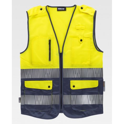 CHALECO REF.C3608 AMARILLO A.V.+MARINO T-M