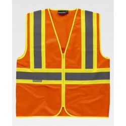 CHALECO REF.C3620 NARANJA AV+AMARILLO AV T-XL