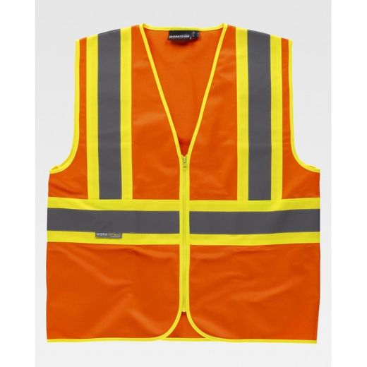 CHALECO REF.C3620 NARANJA AV+AMARILLO AV T-XL