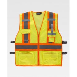 CHALECO REF.C3622 AMARILLO A.V.+ NARANJA A.V. T-UNICA