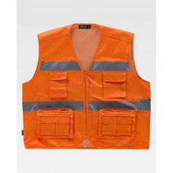 CHALECO REF.C3647 NARANJA A.V. T-XXL