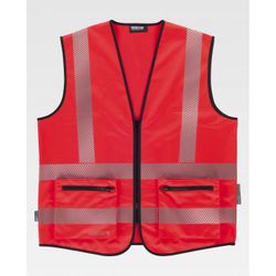 CHALECO REF.C3657 ROJO A.V. T-L