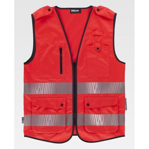 CHALECO REF.C3677 ROJO A.V. T-XL