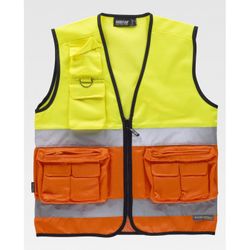 CHALECO REF.C4046 AMARILLO A.V.+ NARANJA A.V. T-XXL