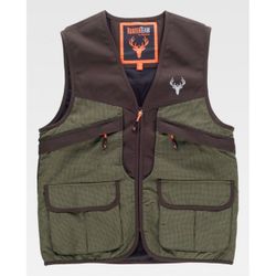CHALECO REF.S8530 VERDE CAZA/MARRON T-XXL