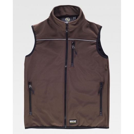 CHALECO REF.S9310 MARRON T-L