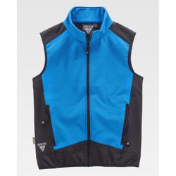 CHALECO REF.S9315 CELESTE+NEGRO T-M