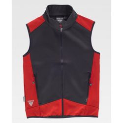 CHALECO REF.S9315 NEGRO+ROJO T-3XL
