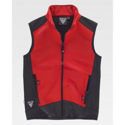 CHALECO REF.S9315 ROJO+NEGRO T-M