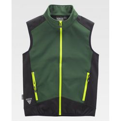 CHALECO REF.S9315 VERDE OSCURO+NEGRO T-XXL