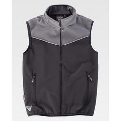 CHALECO REF.S9316 NEGRO+GRIS T-L