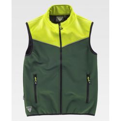 CHALECO REF.S9316 VERDE OSCURO+AMARILLO A.V. T-M