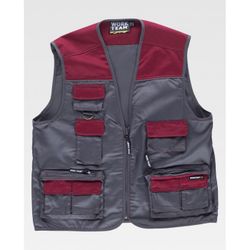 CHALECO REF.WF1854 GRIS+GRANATE T-XXL
