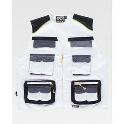 CHALECO REF.WF5854 BLANCO+NEGRO+GRIS OSCURO T-XXL