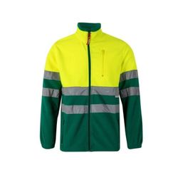 CHAQUETA POLAR BICOLOR AV VERDE/AMARILLO FLUOR T-2XL