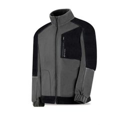 CHAQUETA POLAR VIRACOCHA GRIS/NEGRO S