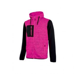 CHAQUETA RAINBOW BLACK/FUCSIA T-L