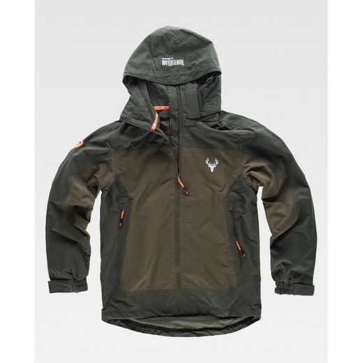 CHAQUETA REF.S8220 VERDE BOSQUE+VERDE OLIVA T-S