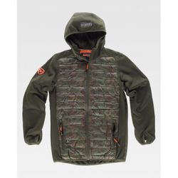 CHAQUETA REF.S8550 VERDE CAZA+CAMUFLAGE MARRON T-XXL
