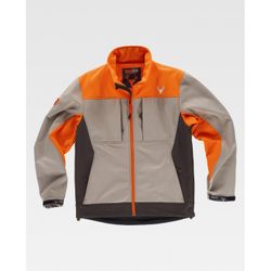 CHAQUETA REF.S8625 BEIGE+NARANJA A.V.+MARRON T-XL