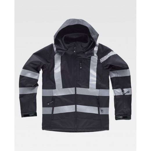 CHAQUETA REF.S9213 NEGRO T-3XL