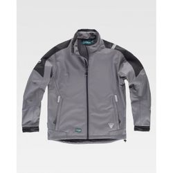 CHAQUETA REF.WF2840 GRIS+NEGRO T-M