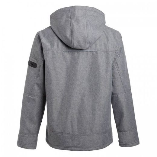 CHAQUETA SOFTSHELL FLORES GRIS 2XL