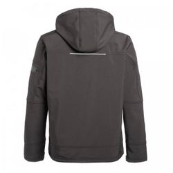 CHAQUETA SOFTSHELL FLORES NEGRO M