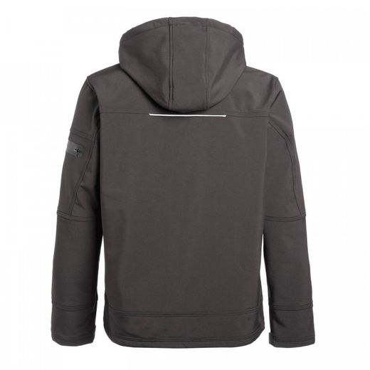 CHAQUETA SOFTSHELL FLORES NEGRO M