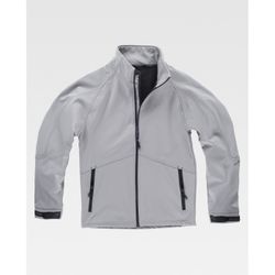 CHAQUETA SOFTSHELL REF.RN2010002 GRIS CLARO T-XL