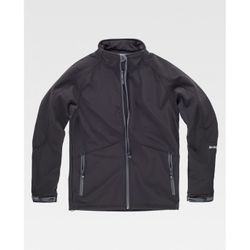 CHAQUETA SOFTSHELL REF.RN2010002 NEGRO T-S