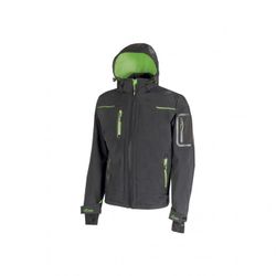 CHAQUETA SPACE ASPHALT GREY/GREEN T-XL