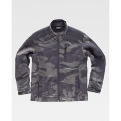 CHAQUETA WORKSHELL REF.S8510 CAMUFLAGE GRIS+NEGRO T-S